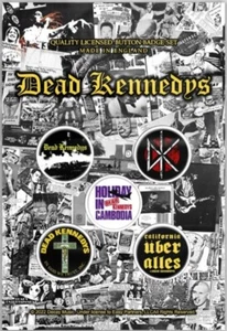 Dead Kennedys Fresh Fruit pack of 5 round pin badges. Licensed product - Picture 1 of 1