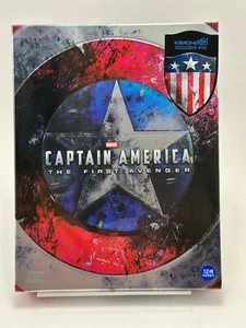 LOW #34 CAPTAIN AMERICA FIRST AVENGER KimchiDVD Steelbook FS A1 Brand New Kimchi - Picture 1 of 6