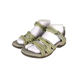 Teva Women's Tirra US6,5 Green Flat Trail Hiking Strappy Sport Sandals - Picture 1 of 18