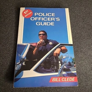 Vtg 90s Official Police Officers Guide 1st Edition Bill Clede Captain Ed Kemp - Picture 1 of 5