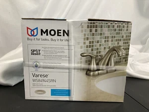 Moen Bathroom Faucet Varese WS84944SRN Spot Resist Brushed Nickel Finish - Picture 1 of 3