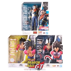 S.H.Figuarts Dragon Ball GT Goku SS4 Vegeta SS4 Super Android 17 w/Logo Bandai - Picture 1 of 24
