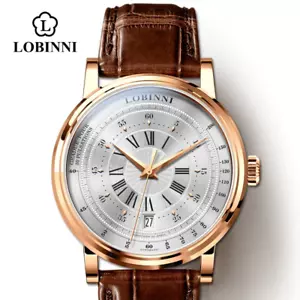 LOBINNI Nuevos Relojes para Hombre Top Marca de Lujo Importación de Japón NH35A - Imagen 1 de 24