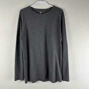 Camicia Mack Weldon grigia in maglia waffle manica lunga misto lana taglia XX - Foto 1 di 4