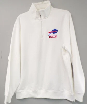 NFL Buffalo Bills Hombres 1/4 Cremallera Sudadera XS-4XL, LT-4XLT Nueva Foto 1 de 4