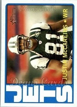 2005 Topps Heritage #238 Justin McCareins Jets Northern Illinois 8 - NM/MT - Image 1 of 1