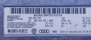 06-11 Módulo de control de unidad principal de interfaz multimedia AUDI A6 A8 MMI 4e0035729a - Imagen 1 de 3