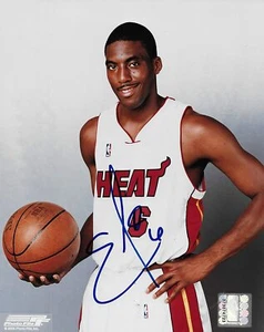 Eddie Jones Miami Heat signed basketball 8x10 photo COA. - Picture 1 of 1
