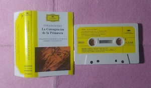 Cassette STRAWINSKY / KARAJAN - La Consagracion De La Primavera - SPAIN (EX/EX) - Picture 1 of 1