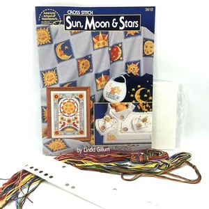 EL BESO DEL SOL Sol Luna y Estrellas Folleto Punto de Cruz 3612 Kit Incluido - Imagen 1 de 5