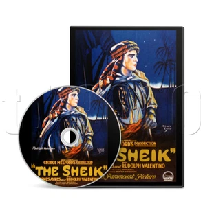 The Sheik (1921) Rudolph Valentino Adventure, Drama, Romance Movie on DVD - Imagen 1 de 2