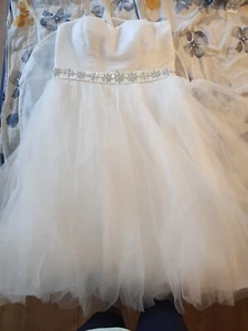 Hochzeitskleid Partykleid Spitze Ivory Gr. L (38-42) - Bild 1 von 5