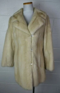 Vintage Womens Blonde Mink Fur Coat - Picture 1 of 10
