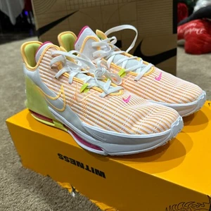 Nike DC8994-101 LeBron Witness 6 EP 'White Melon Tint' Limon Twist Talla 10.5 Nuevo - Imagen 1 de 12
