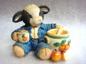 1995 MARYS MOO MOOS "Sweet, Warm & Wonderful" w/ APPLES - Picture 1 of 9