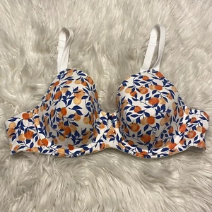 Ambrielle 42B Bra Organic Cotton Full Coverage Back Closure Underwire - Picture 1 of 7
