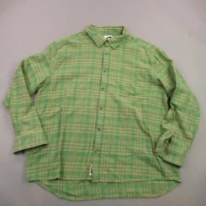 Mountain Khakis Shirt Mens 2XL Long Sleeve Button Front Flannel Plaid Green - Picture 1 of 9