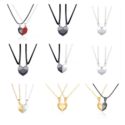 Herzförmige Halsketten Für Männer Frauen Schmuck Magnetische Geschenke Mode  ♪ - Bild 1 von 4