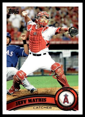 2011 Topps #474 Jeff Mathis Los Angeles Angels - Image 1 of 2