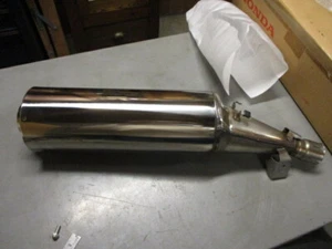 Take-off OEM Honda NC700 X & XD Muffler 18310-MGS-305 Lite Scuffing buff-out - Picture 1 of 9
