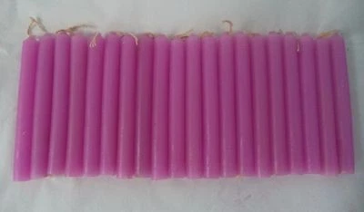 Juego de 20 velas de hechizo de 4" - Elige colores (mini altar de velas de campana)  Foto 1 de 4