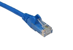 5 x 3 MTR BLUE CAT5E ETHERNET PATCH LEAD PATCH CABLE see our shop for more - Picture 1 of 1