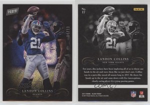 2017 Panini Black Friday Panini Collection Rapture /10 Landon Collins #17