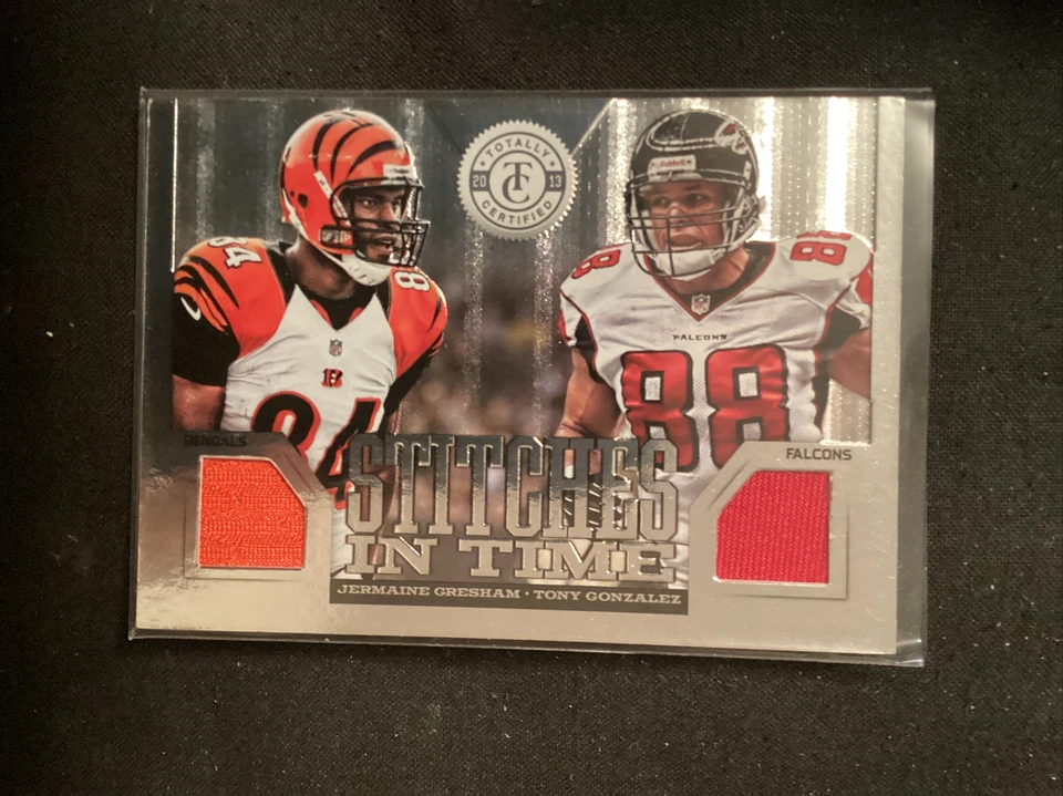 GRESHAM/ GONZALEZ #30 2013 TOTALLY CERTIFIED DUAL GAME JERSEY /299.         JT19 - Image 1 of 2