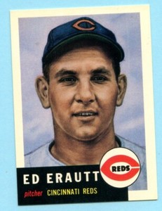 1953 Topps Archives #226 Ed Erautt - Cincinnati Reds