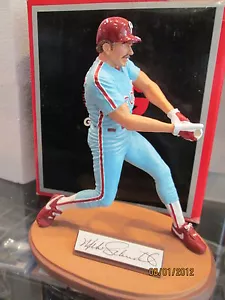 Mike Schmidt Philadelphia Phillies Gartlan Signed Autograph figurine limited - Picture 1 of 2