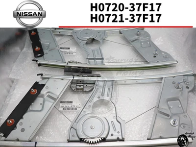 Nissan Genuíno S13 Silvia 180SX Regulador Porta Janela Esquerda e Direita Conjunto OEM Novo - Imagem 1 de 4