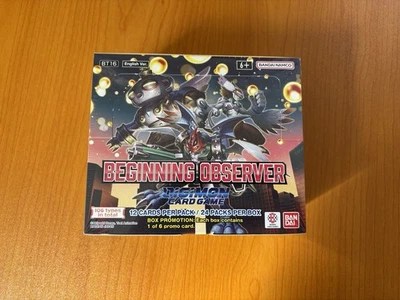 Digimon Card Game BT16 Beginning Observer English Booster Box BRAND NEW SEALED - Image 1 of 4