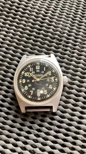 Vintage BENRUS KG 1D 21 Manual Wind Military Watch 17 Jewels Swiss Made 1960s - Picture 1 of 10