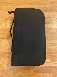 Mainstays Medium Soft CD Carry Case Black Storage Holds 104 DVD Blu-ray Disc - Picture 1 of 13