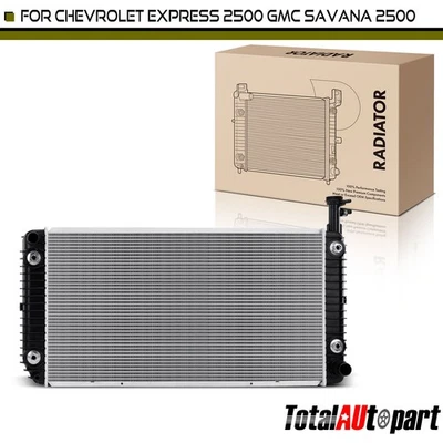 Nuevo radiador con enfriador de aceite para Chevrolet Express 2500 3500 4500 GMC Savana 2500 Foto 1 de 4