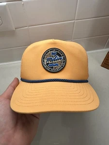 Melin Coronado Hydro Brick Snapback Hat Cap Classic Orange Neon Collection Vibe - Picture 1 of 11