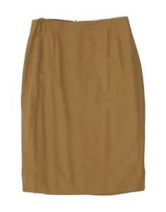 RALPH LAUREN Womens Pencil Skirt US 6 Medium W26 Beige Wool YI04 - Picture 1 of 3
