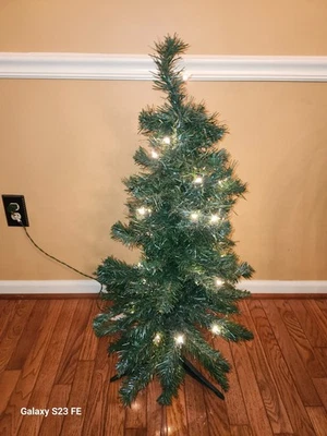 3ft Pre-Lit  Christmas Tree w/ LED Lights - Image 1 of 4