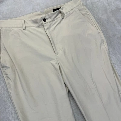 Calça Dunning Masculina 34 Golf Player Fit 5 Bolsos Tecido Performance Elástico Bege - Imagem 1 de 4