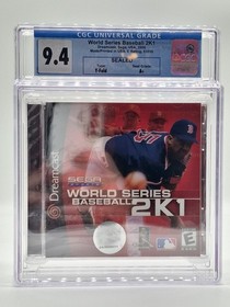 World Series Baseball 2K1 Dreamcast CGC 9.4 A+ Pedro Martinez Not WATA PSA VGA&nbsp;