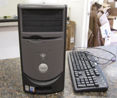 Dell DIMENSION 4600 Tower Intel Pentium 4 2.80GHz, 512MB Vintage Gaming -Works! - Image 1 of 4