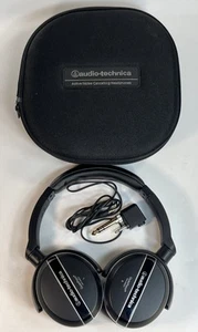 Audio-Technica QuietPoint ATH-ANC27 Active Noise Cancelling Headphones w/Case 2 - Picture 1 of 7
