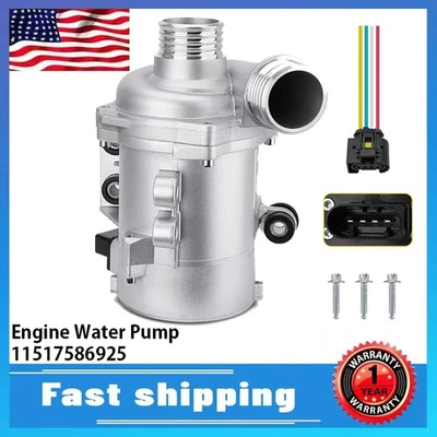 11517586925 Electric Water Pump For 2007-12 BMW E90 325i 328i 525i 528i X3 X5 Z4 - Image 1 of 4