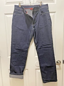 LL BEAN Fleece Lined Blue Jeans Men’s 36x30 Denim - Picture 1 of 11