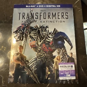 Transformers: Age of Extinction (Blu-ray/DVD, 2014, 3-Disc Set) New Sealed - Picture 1 of 3