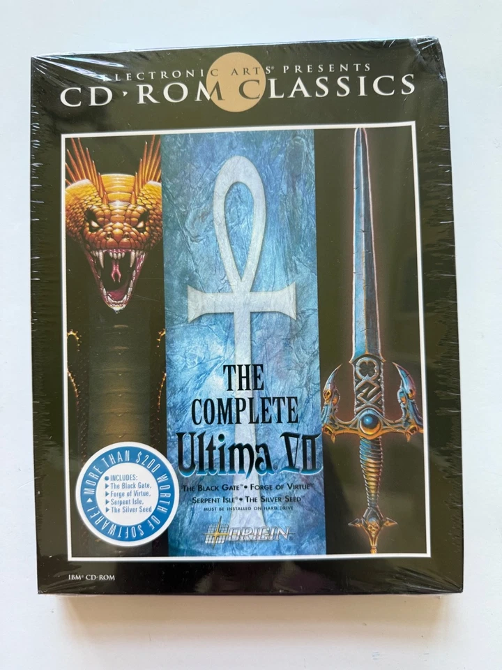 The Complete Ultima VII CD-ROM Classics PC 7 New Factory Sealed OOP Origin EA - Image 1 of 4