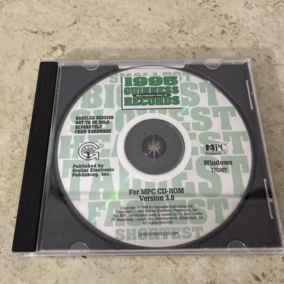 1995 Guinness Multimedia Disc of Records - Version 3.0 (PC, 1995) - Disc Only!!! - Image 1 of 3