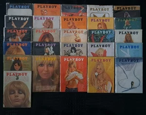 1968 - 1969 Vintage Play Boy Magazines OOP - Picture 1 of 19