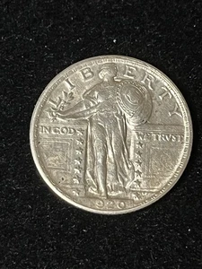 1920 standing liberty quarter Au/Unc - Picture 1 of 2