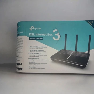 TP-LINK Archer AC1200 Wireless Modem Router - Schwarz - Bild 1 von 3